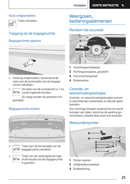 2022-2023 BMW i7 Owner's Manual | Dutch