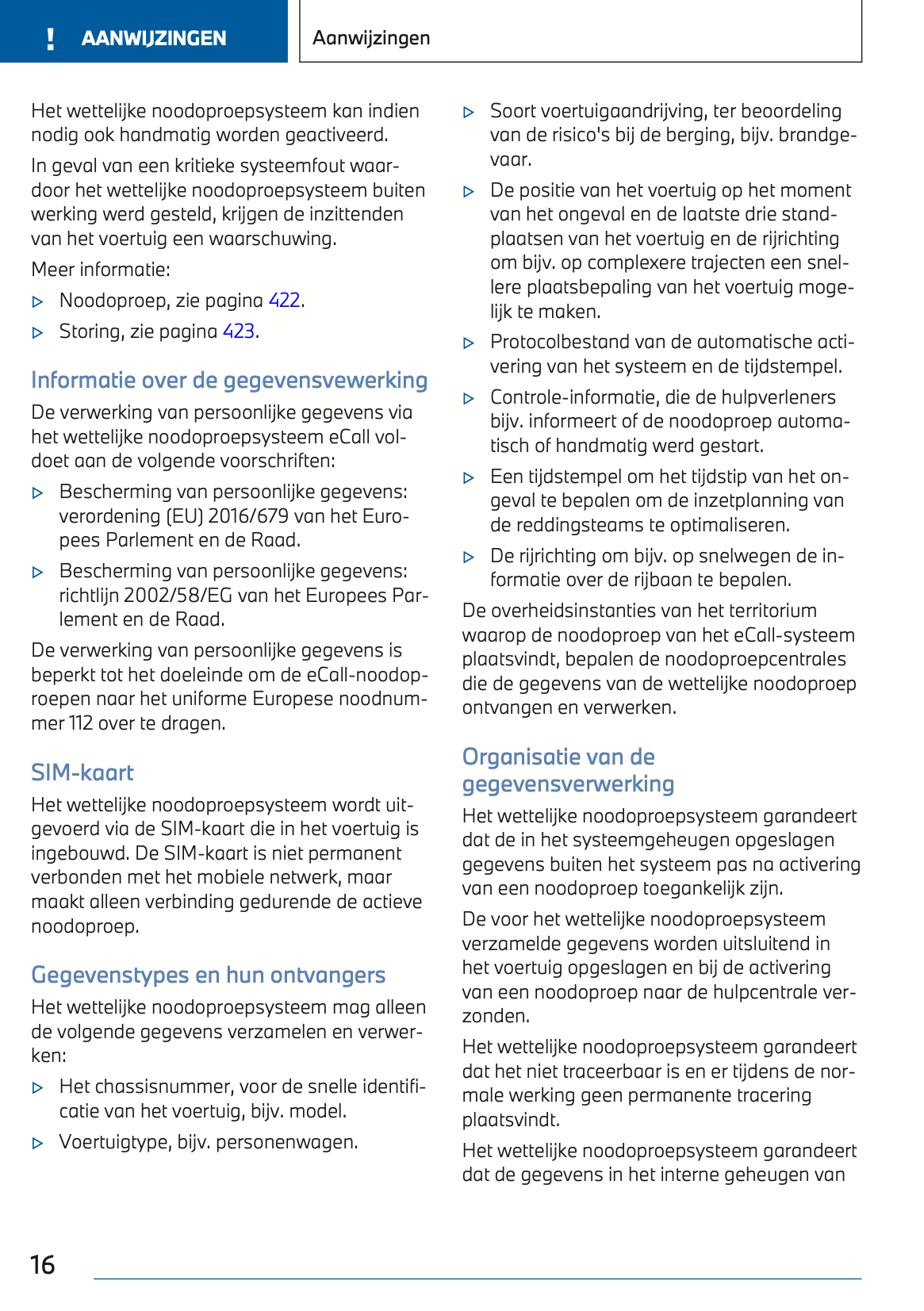 2022 BMW 3 Serie Owner's Manual | Dutch