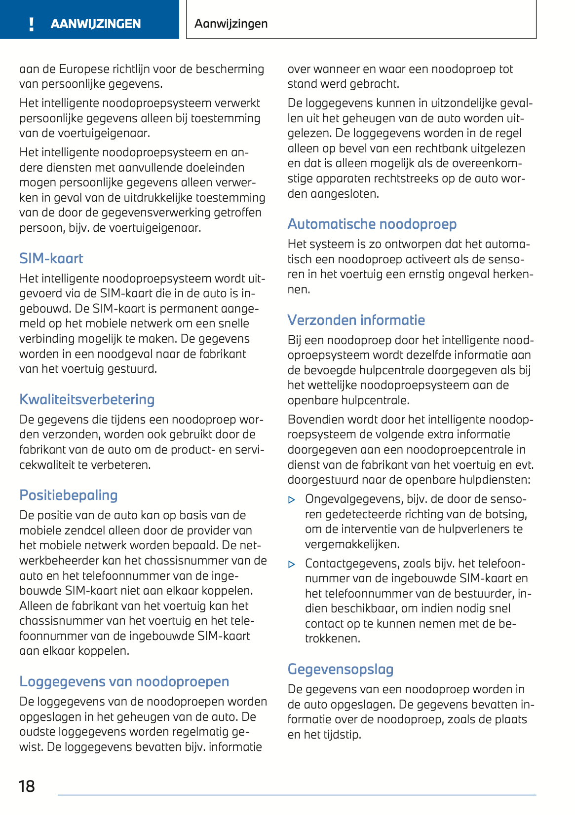 2022 BMW 3 Serie Owner's Manual | Dutch