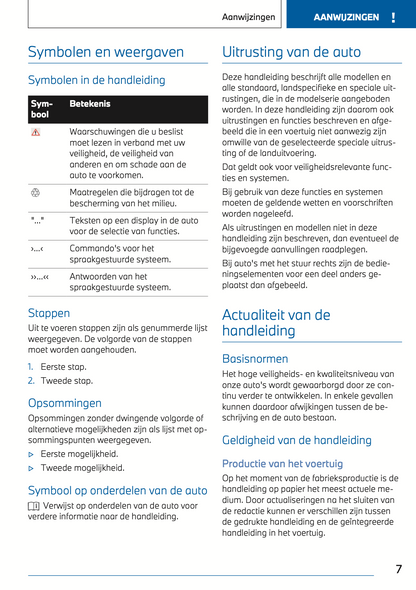 2022 BMW 3 Serie Owner's Manual | Dutch