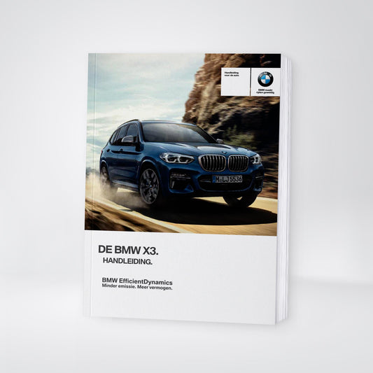 2017-2018 BMW X3 Owner's Manual | Dutch