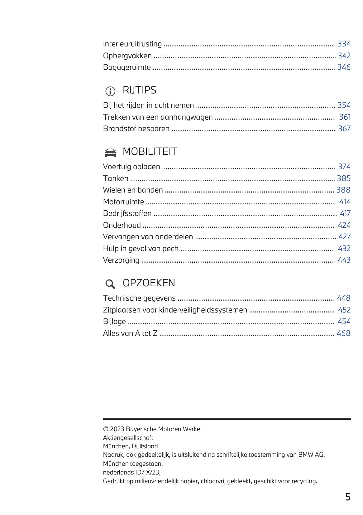 2023-2024 BMW X3 Plug-in-Hybrid Owner's Manual | Dutch