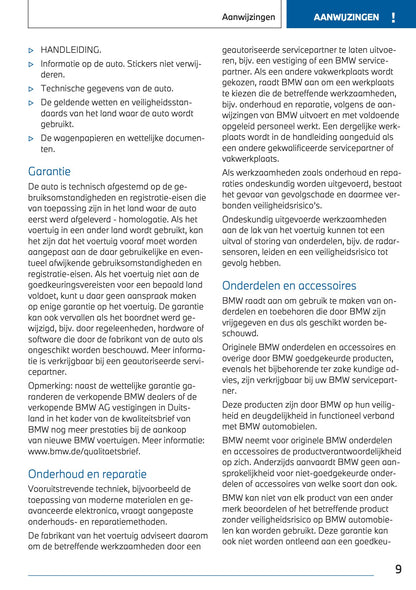 2023-2024 BMW X3 Plug-in-Hybrid Owner's Manual | Dutch