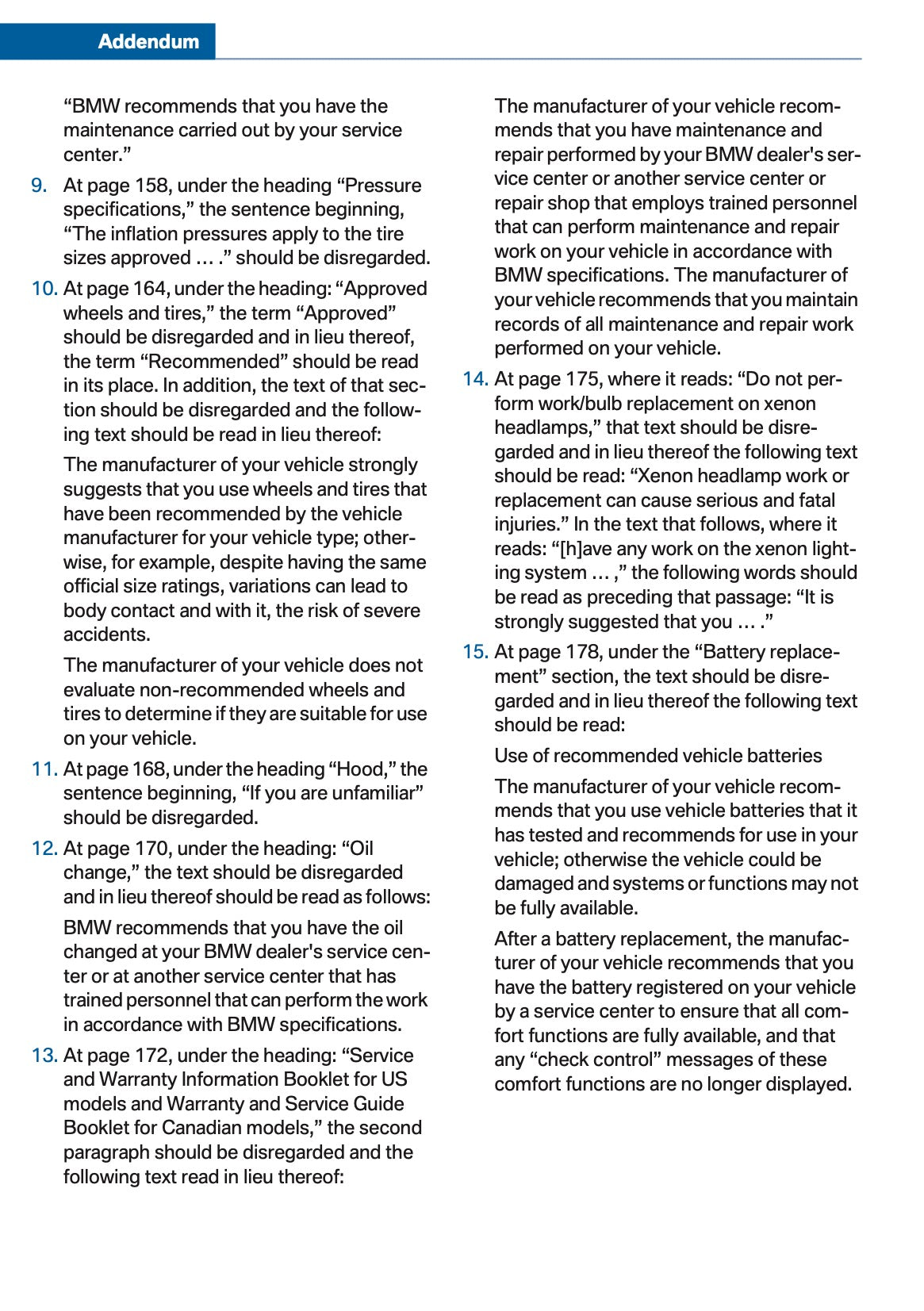 2016 BMW Z4 Owner's Manual | English US