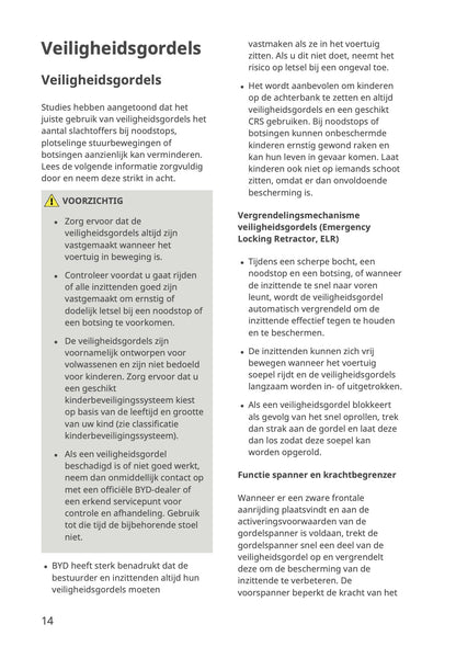 2023-2026 BYD Seal U EV Gebruikershandleiding | Nederlands