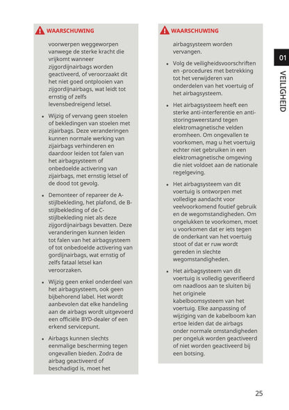 2023-2026 BYD Seal U EV Gebruikershandleiding | Nederlands