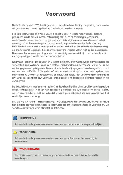 2023-2026 BYD Seal U EV Gebruikershandleiding | Nederlands