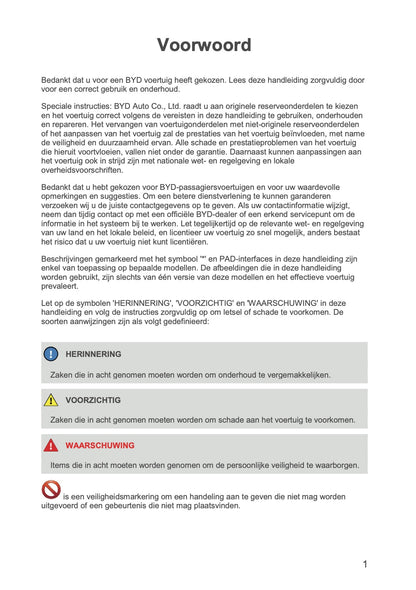 2024-2026 BYD SEAL U DM-i Gebruikershandleiding | Nederlands