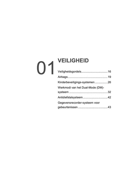 2024-2026 BYD SEAL U DM-i Gebruikershandleiding | Nederlands