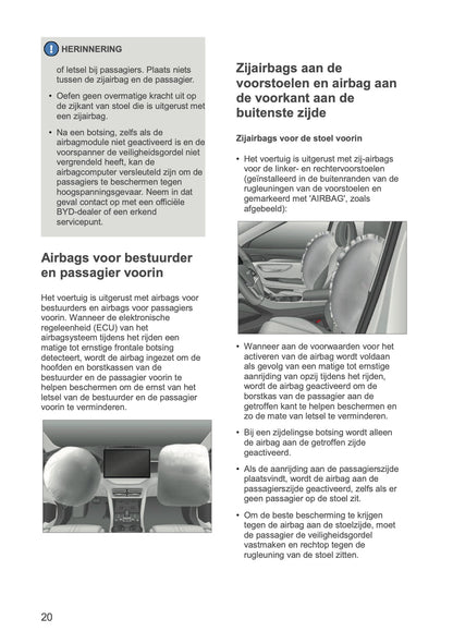 2024-2026 BYD SEAL U DM-i Gebruikershandleiding | Nederlands