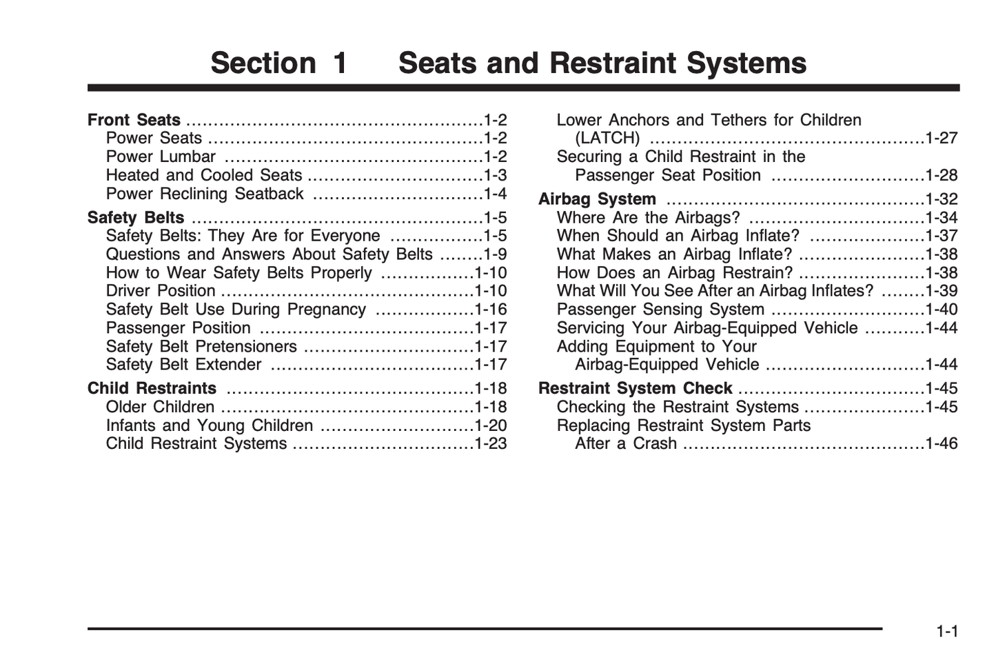 2006 Cadillac XLR Owner's Manual | English