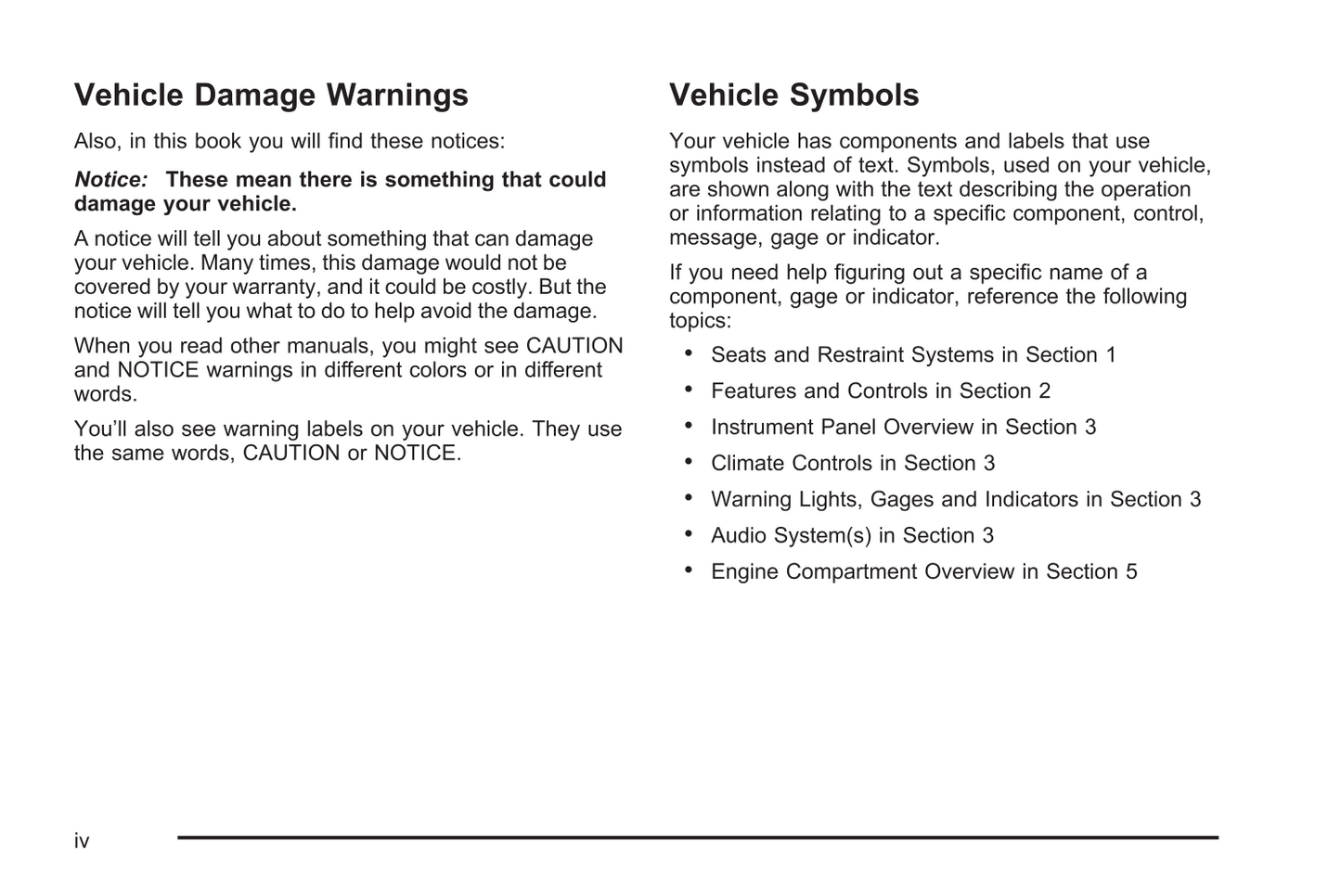 2003 Chevrolet SSR Owner's Manual | English