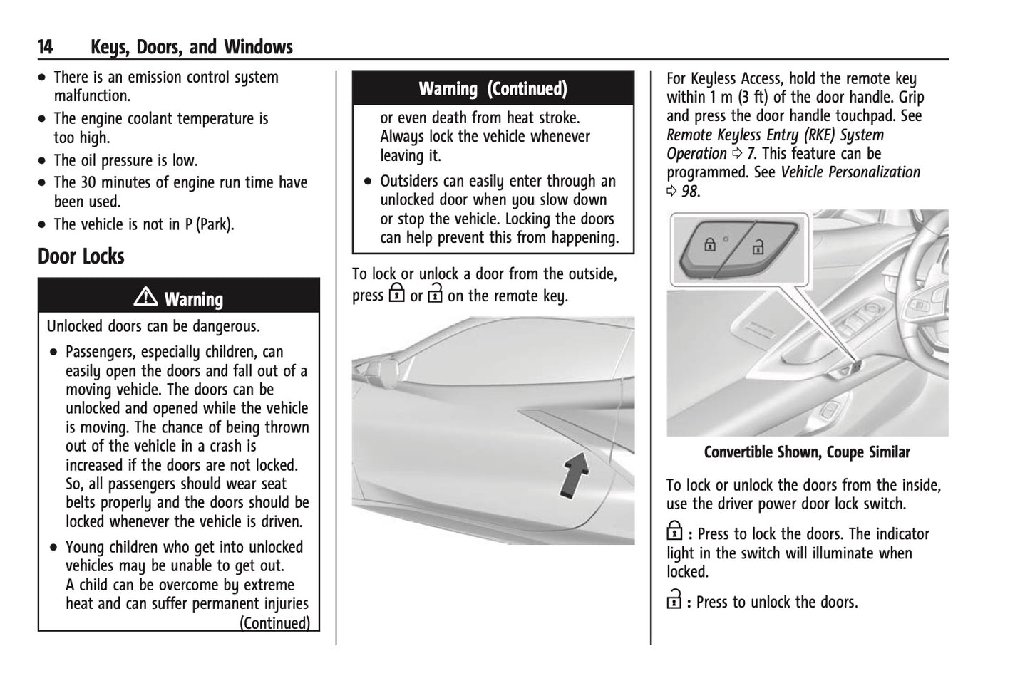 2021 Chevrolet Corvette Owner's Manual | English US