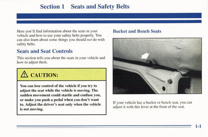 1995 Chevrolet Kodiak Owner's Manual | English