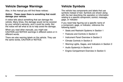 2005 Chevrolet T-Series Owner's Manual | English US