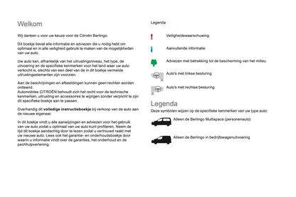 2017-2018 Citroën Berlingo Gebruikershandleiding | Nederlands
