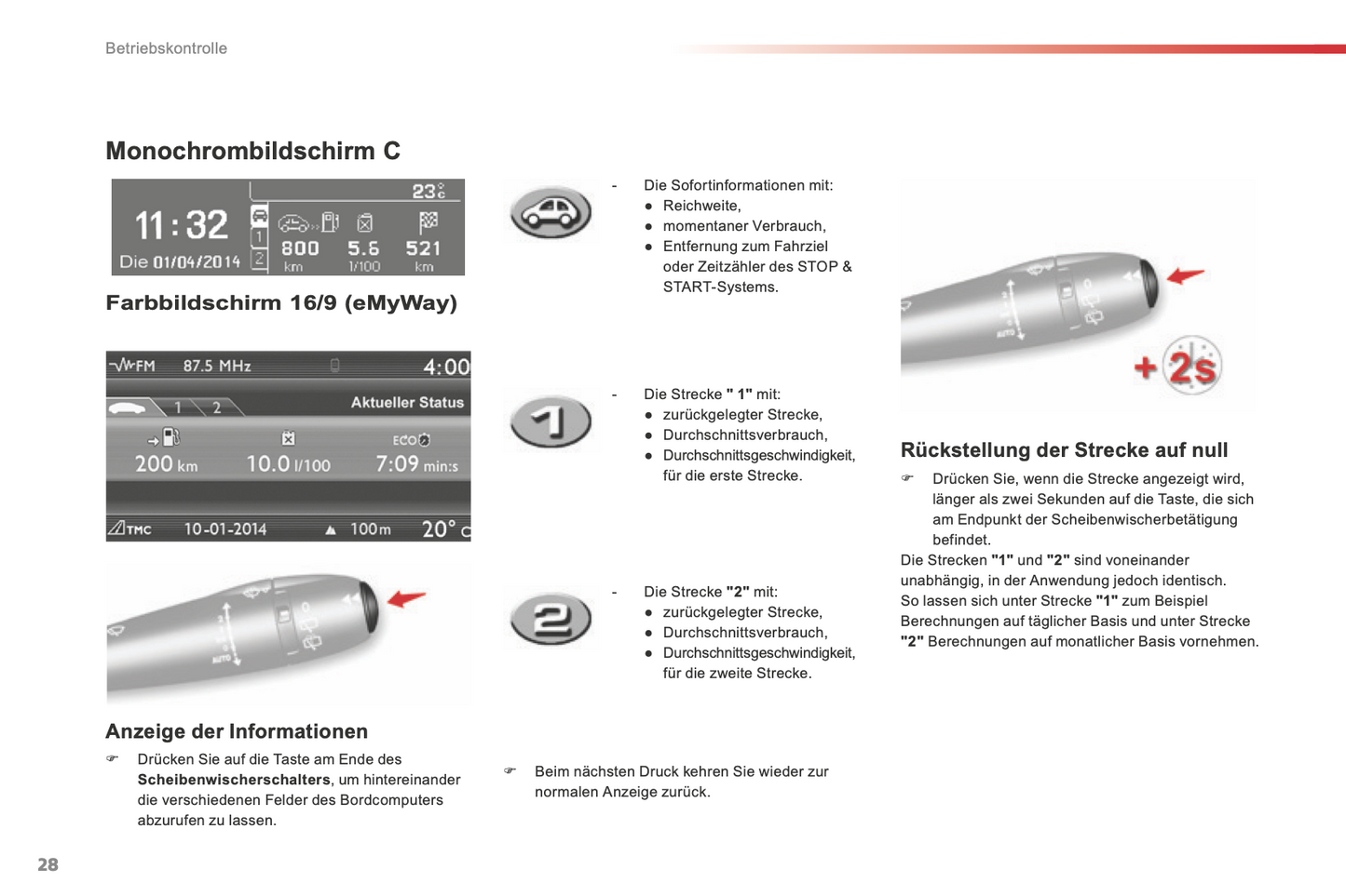 2014-2015 Citroën C3 Owner's Manual | German