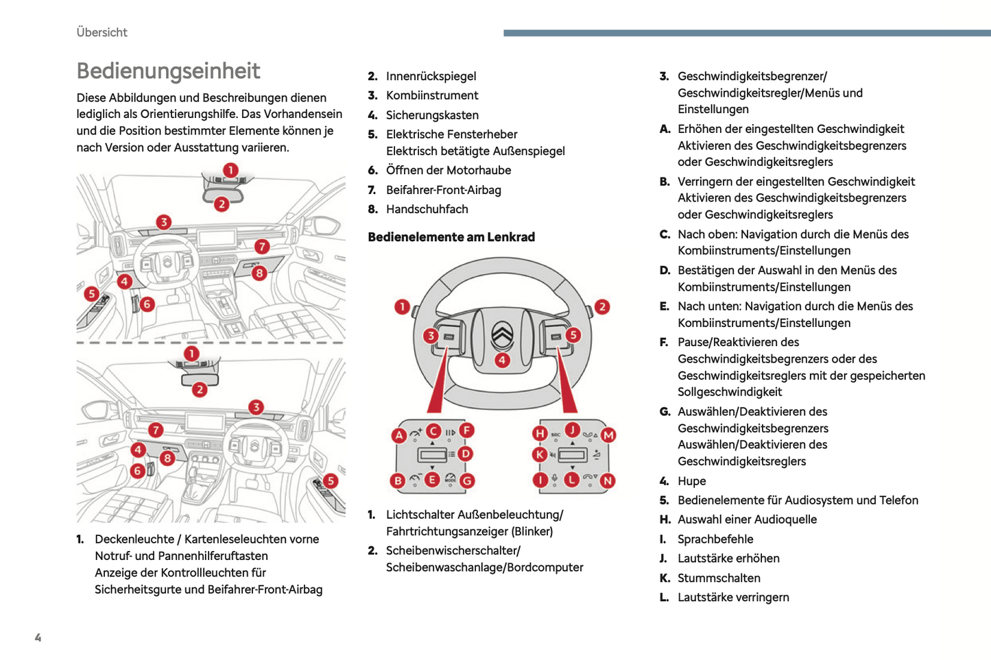 2024 Citroën C3 Owner's Manual | German