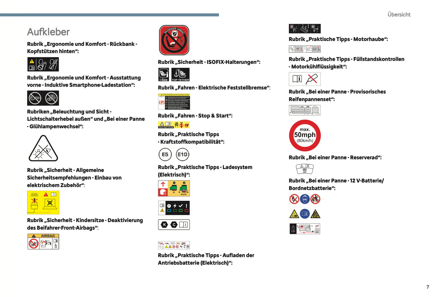 2024 Citroën C3 Owner's Manual | German