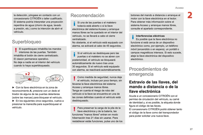 2022-2024 Citroen C3 Gebruikershandleiding | Spaans