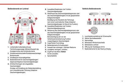 2022-2024 Citroën C4/C4 X Owner's Manual | German