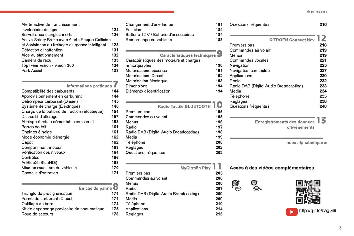 2021-2022 Citroën C4/e-C4 Manuel du propriétaire | Français