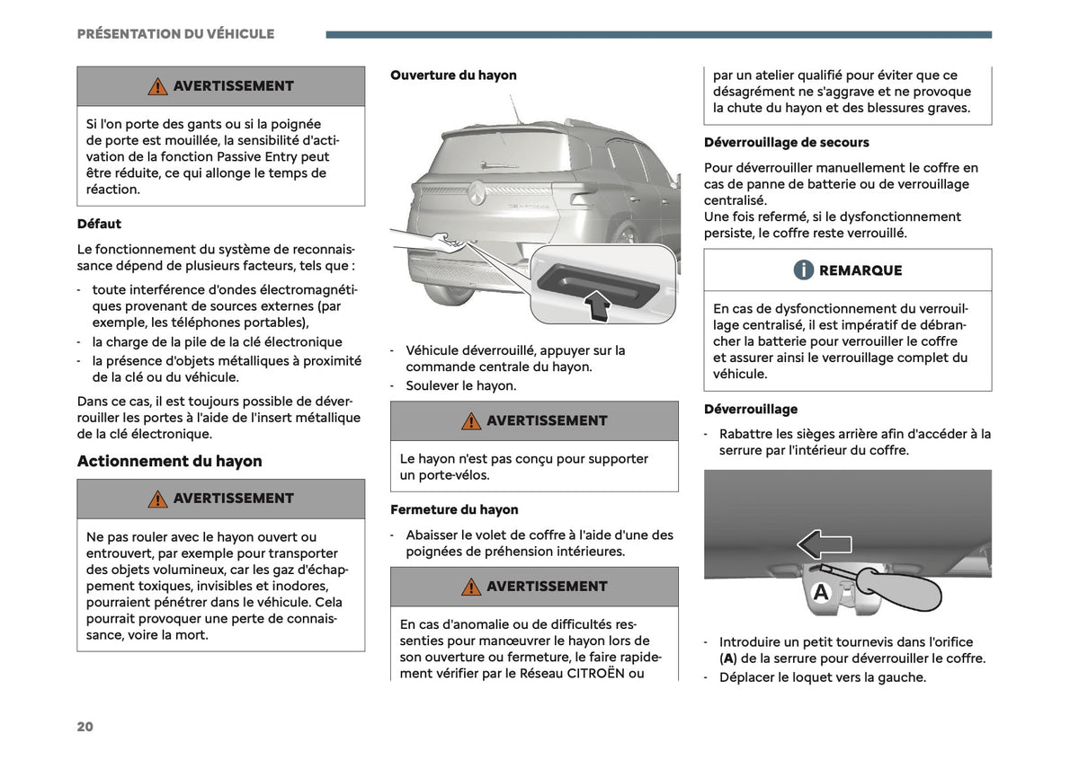2026 Citroën C5 Aircross Manuel du propriétaire | Français