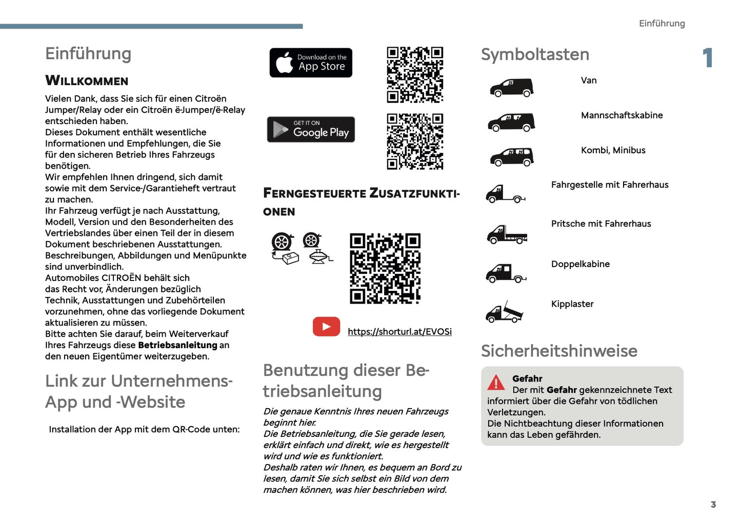 2025-2026 Citroën Jumper/Relay Bedienungsanleitung | Deutsch