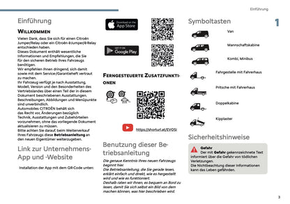 2025-2026 Citroën Jumper/Relay Bedienungsanleitung | Deutsch