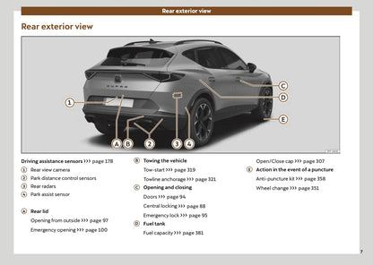 2024 Cupra Formentor Owner's Manual | English