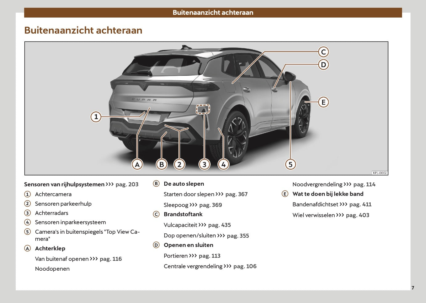 2024-2025 Cupra Terramar Owner's Manual | Dutch