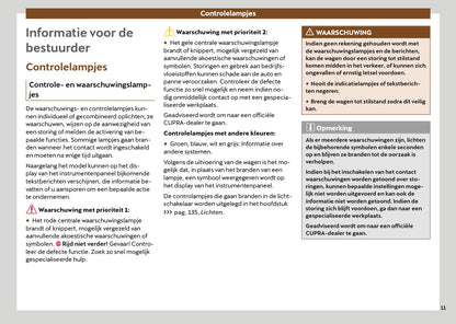 2025-2026 Cupra Terramar Owner's Manual | Dutch