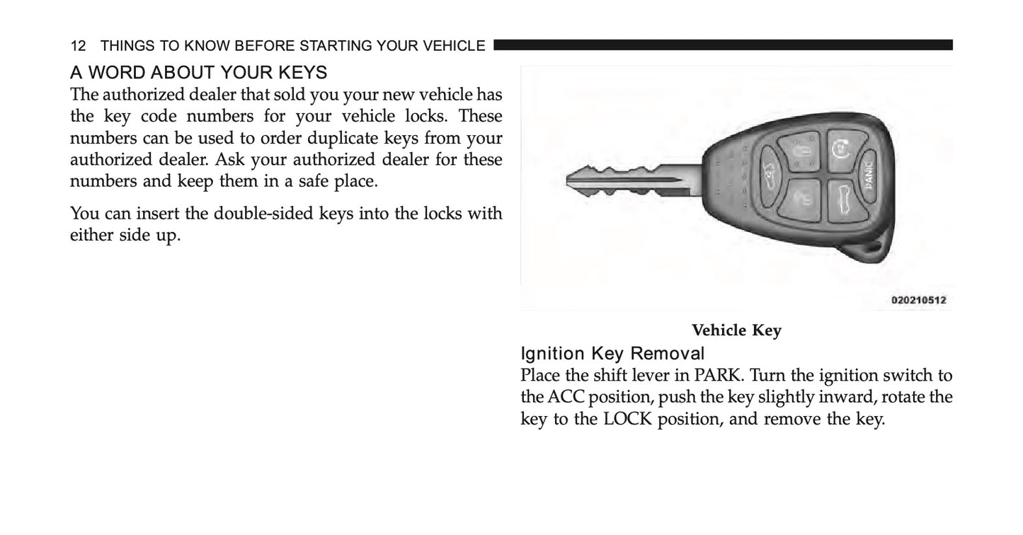 2011 Chrysler 200 Convertible Owner's Manual | English US