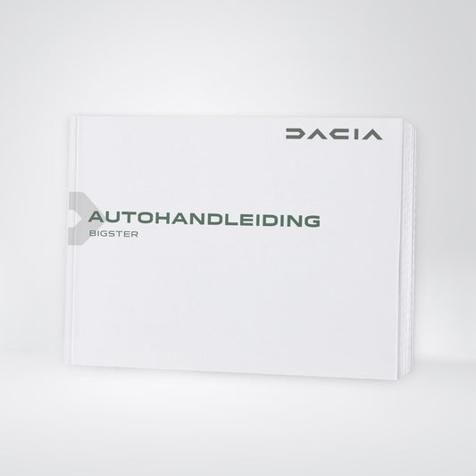 2026 Dacia Bigster Owner's Manual | Dutch