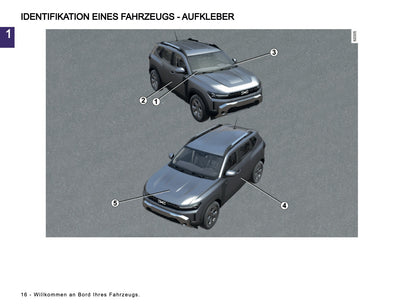 2025-2026 Dacia Duster Bedienungsanleitung | Deutsch