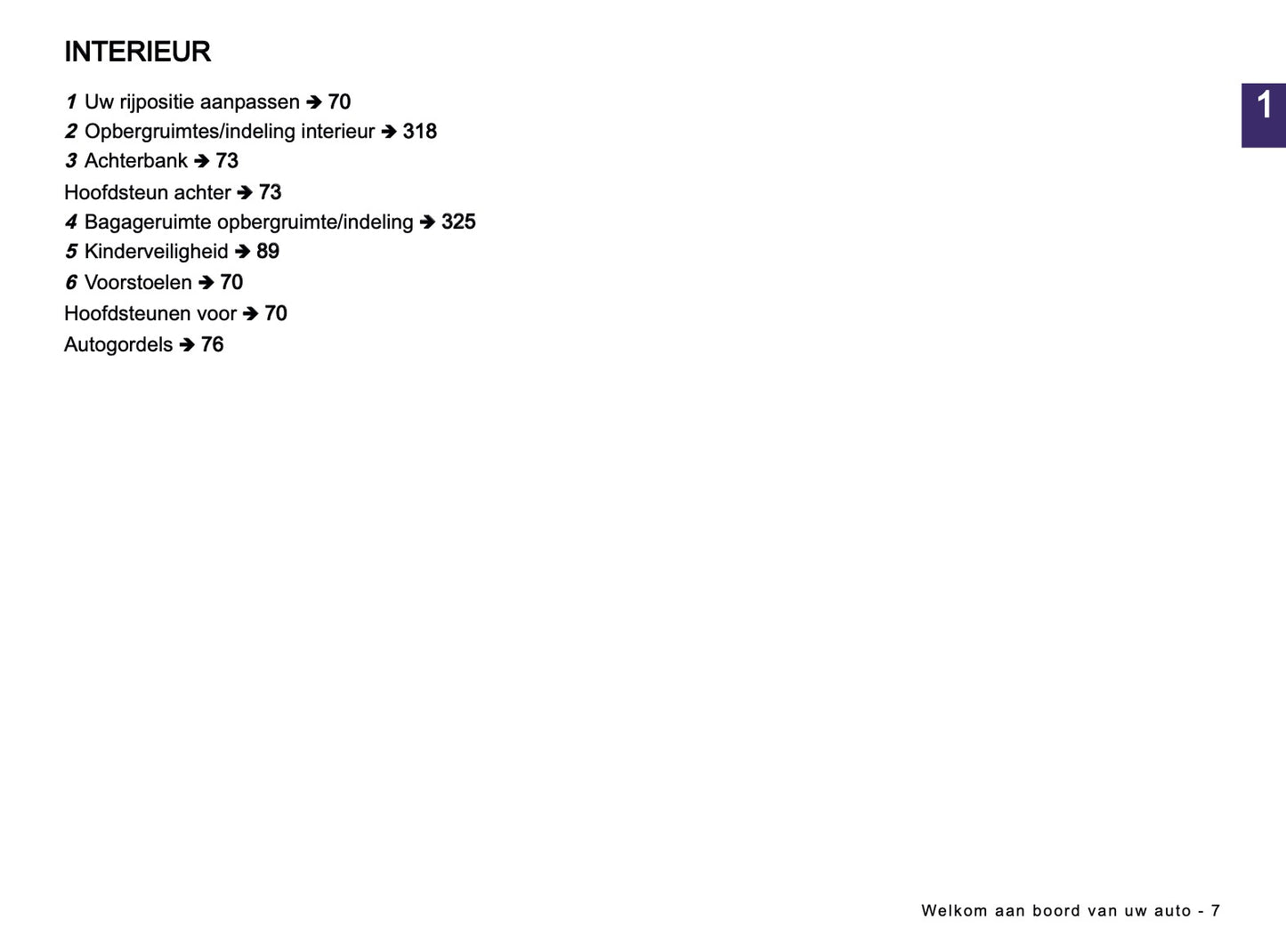 2026 Dacia Duster Owner's Manual | Dutch