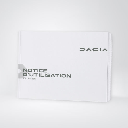 2022-2024 Dacia Duster Owner's Manual | French