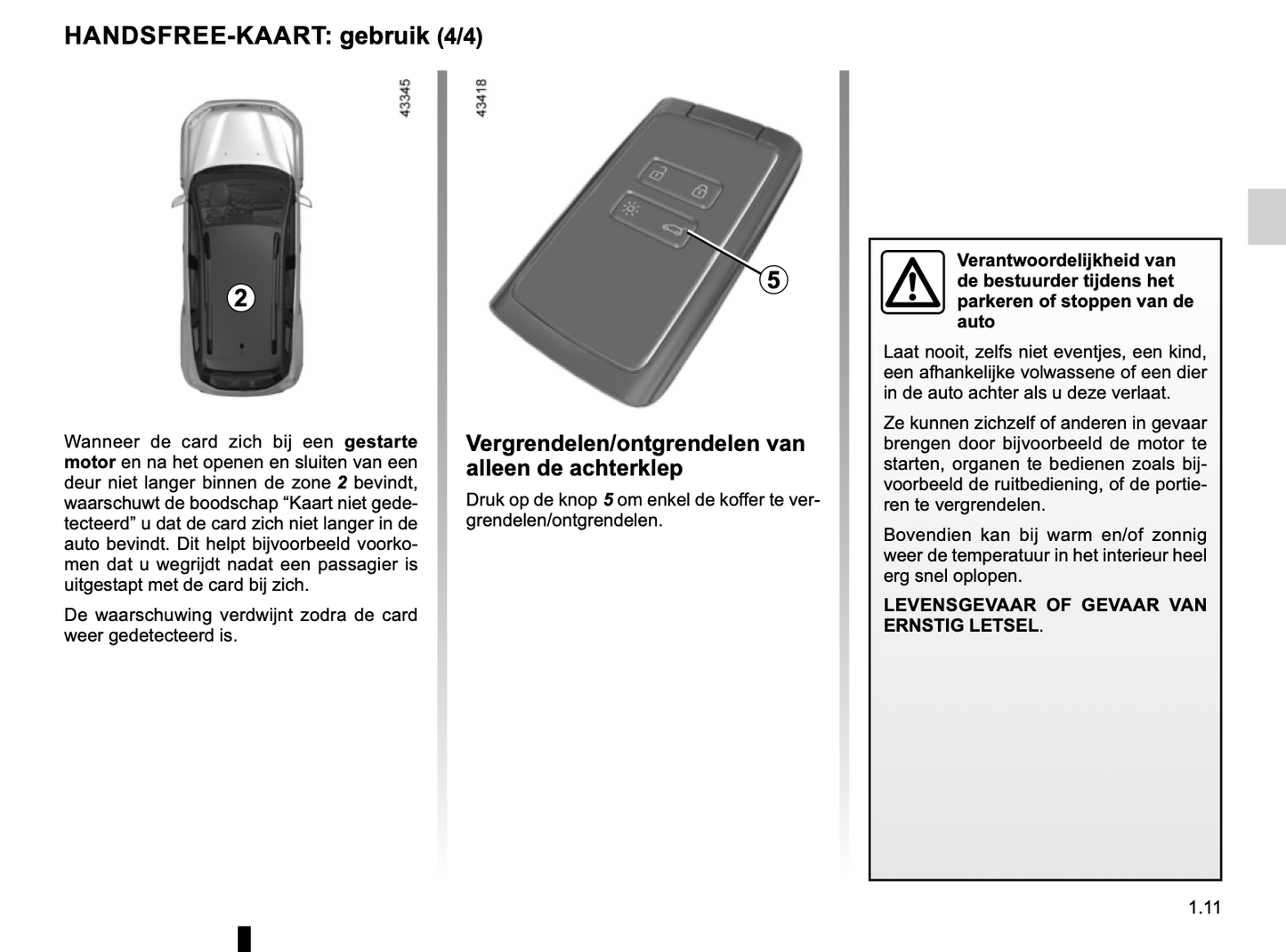 2022-2023 Dacia Duster Owner's Manual | Dutch