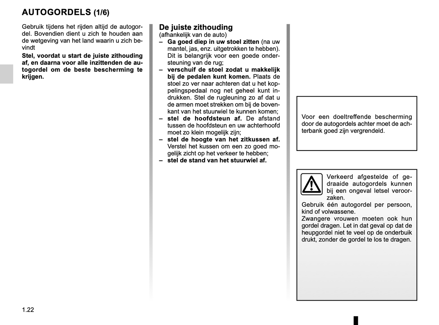 2022-2023 Dacia Duster Owner's Manual | Dutch