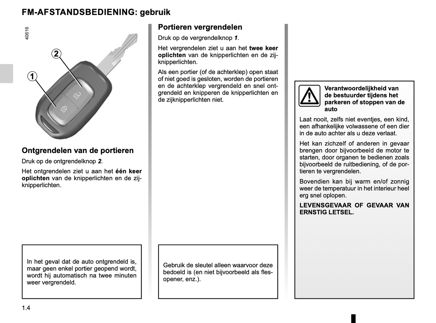 2022-2023 Dacia Duster Owner's Manual | Dutch