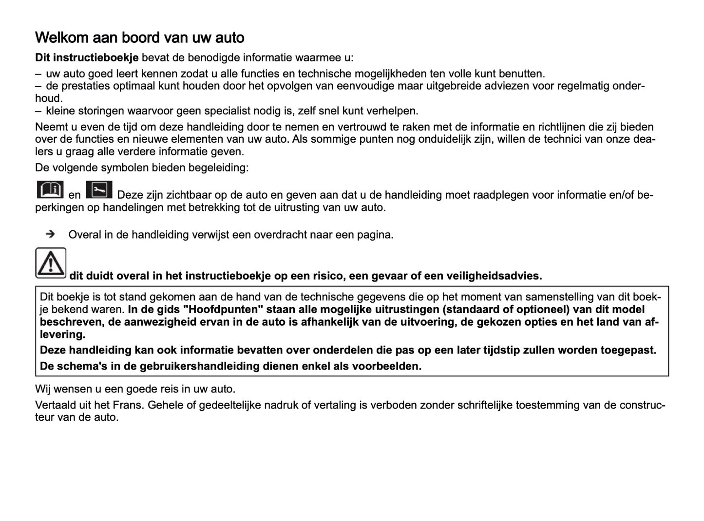 2025-2026 Dacia Duster Owner's Manual | Dutch