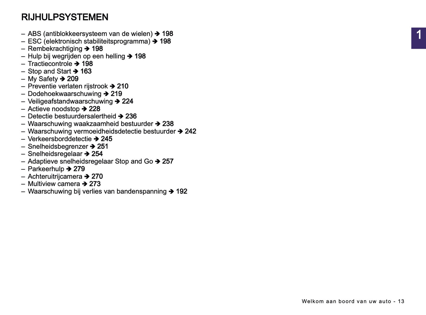 2025-2026 Dacia Duster Owner's Manual | Dutch