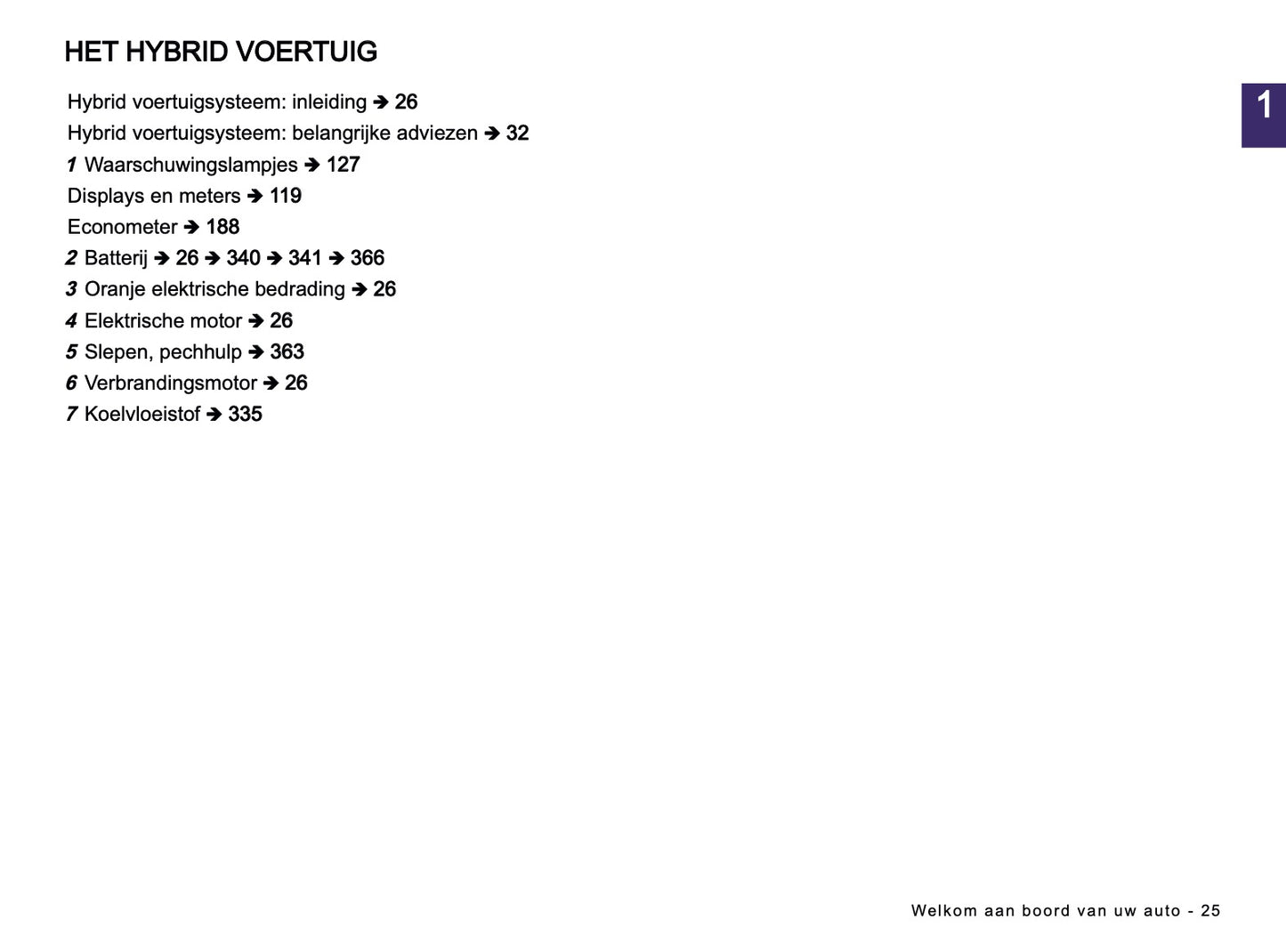 2025-2026 Dacia Duster Owner's Manual | Dutch