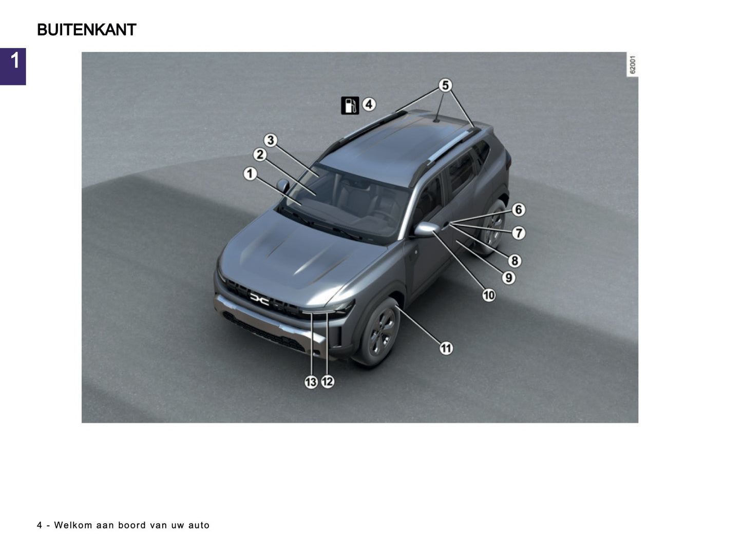 2025-2026 Dacia Duster Owner's Manual | Dutch