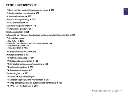 2025-2026 Dacia Duster Owner's Manual | Dutch