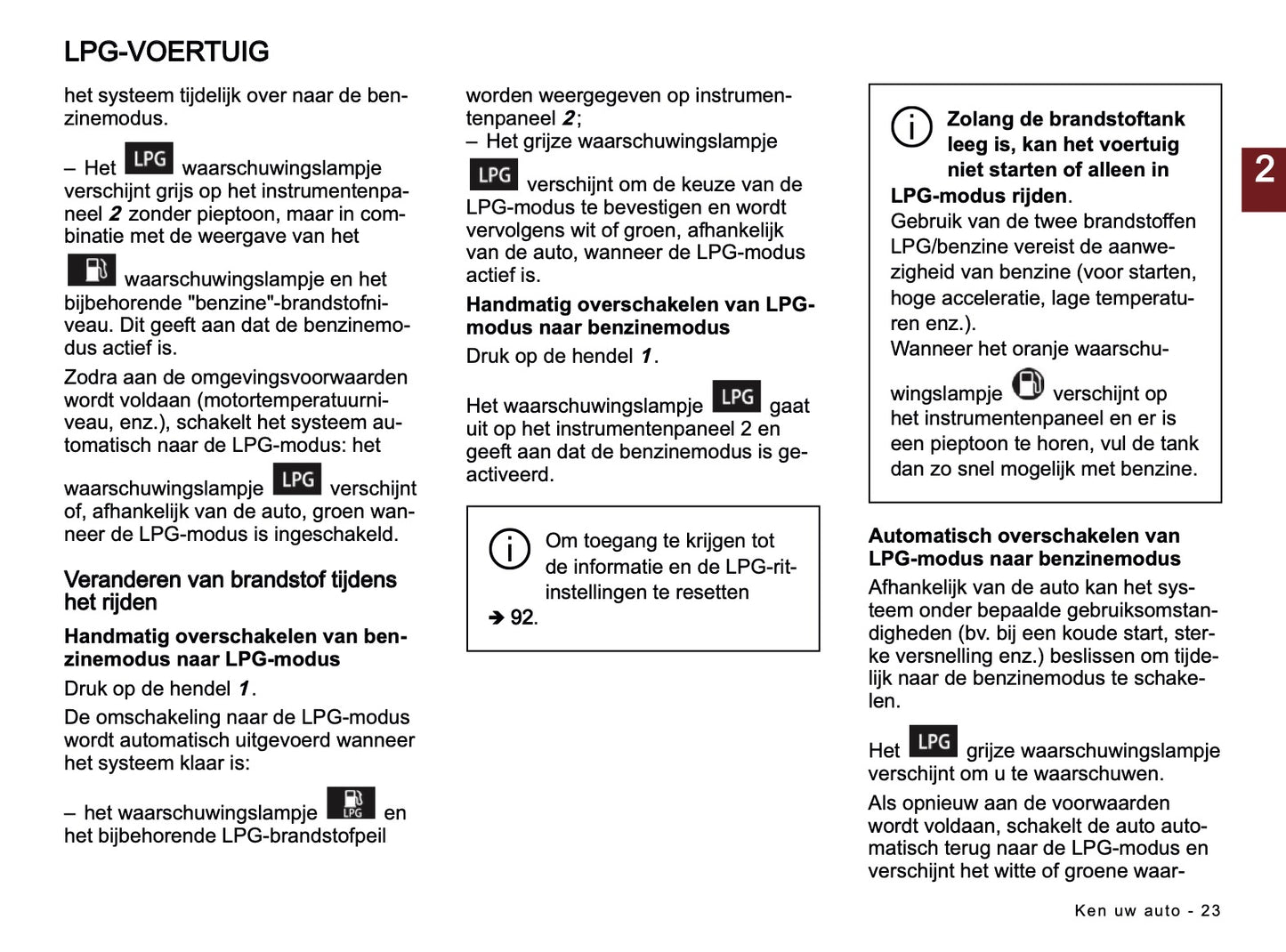 2025-2026 Dacia Sandero/Sandero Stepway Gebruikershandleiding | Nederlands