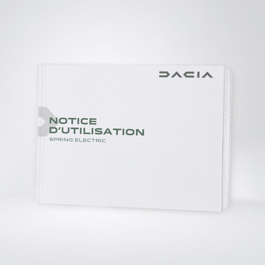 2026 Dacia Spring Electric Manuel du propriétaire | Français