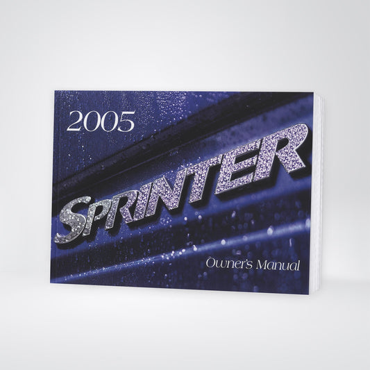 2005 Dodge Sprinter Owner's Manual | English US