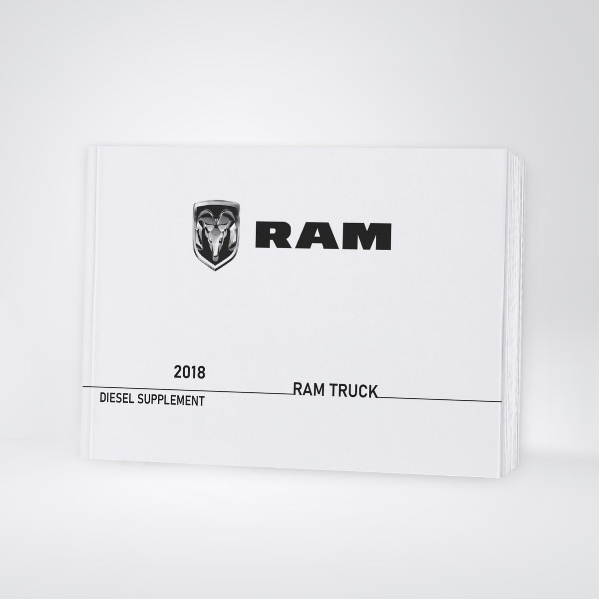 2018 Ram Truck Diesel Manuel du propriétaire Supplement | Anglais