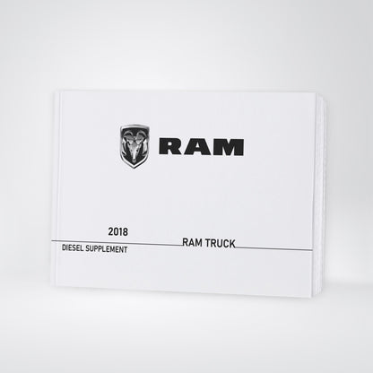 2018 Ram Truck Diesel Manuel du propriétaire Supplement | Anglais